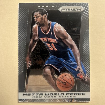 2013-14 Panini Prizm Basketball Metta World Peace #47 New York Knicks