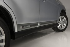 Stylingfolie in Carbon-Design mit Schriftzug "ASX"