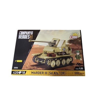 COBI 3050 Company of Heroes 3 Marder III Sd.Kfz.139 Tank 1:35 Scale DMG BOX