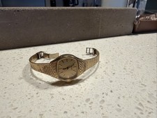 Vintage Seiko Gold Tone 1104-3380 Womens Watch Fully Functional