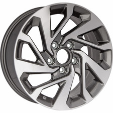 New 16 X 7 5x114.3 Machined Charcoal Alloy Wheel Rim 2016-2021 For Honda Civic New 16 X 7 5x114.3 Machined Charcoal Alloy Wheel Rim 2016-2021 For Honda Civic