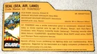 2008 Torpedo (single carded version) - GI Joe file card (modern)