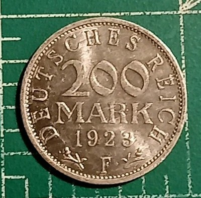 Germany 200 Mark, 1923-F  Weimar