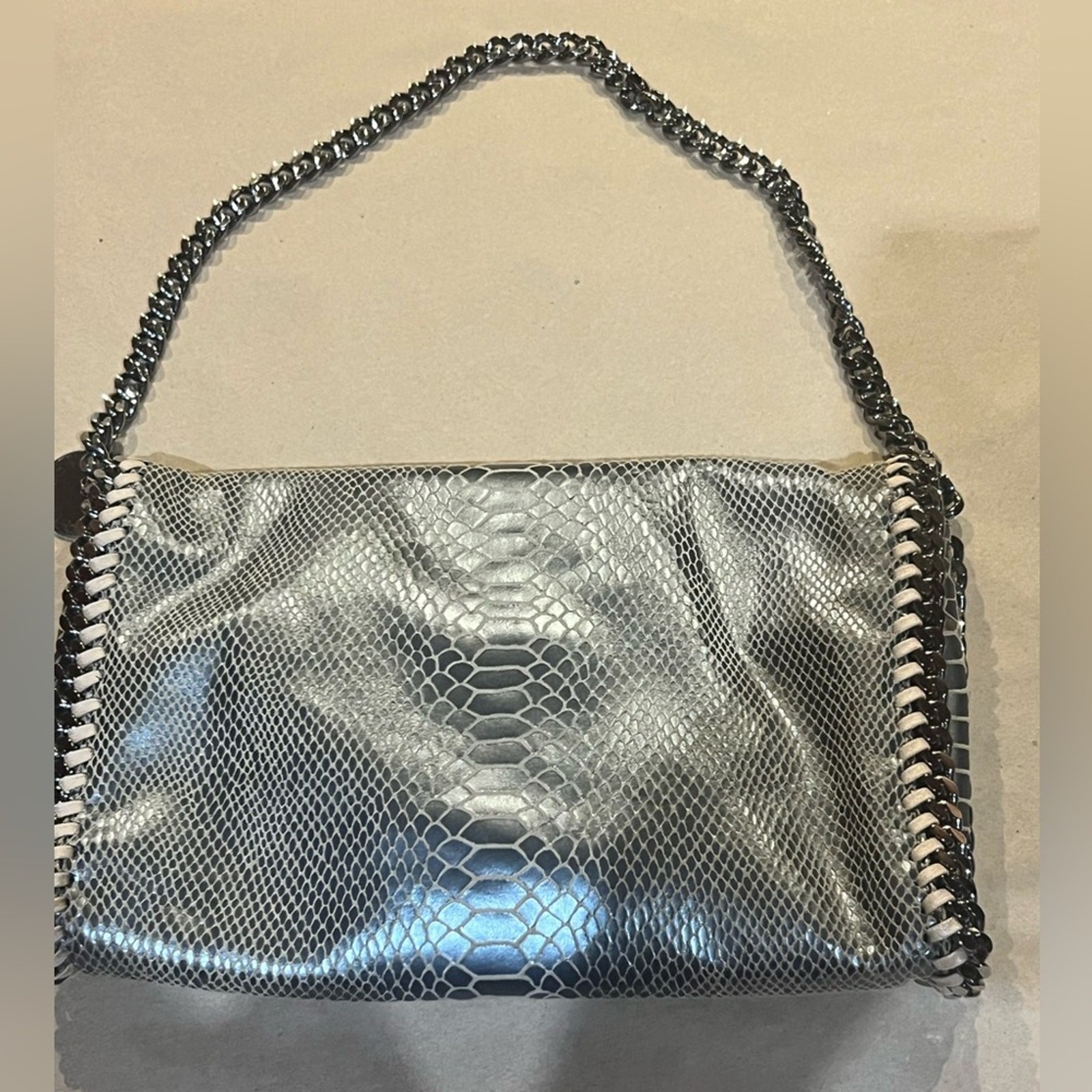 Stella McCartney Eco Python Embossed Falabella Fo… - image 7