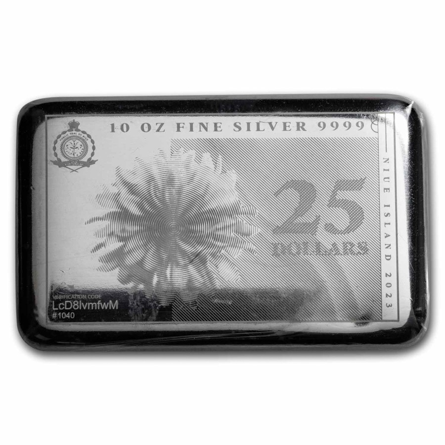 2023 10 oz Silver Coin Bar Note - Pressburg Mint (Flower) | eBay