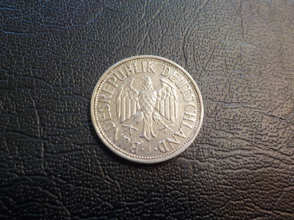 MONEDAS ALEMANIA 1 MARCO: 1956F, 1956J, 1959F, 1961G, 1962F, 1962D C/N Foto 3 de 4
