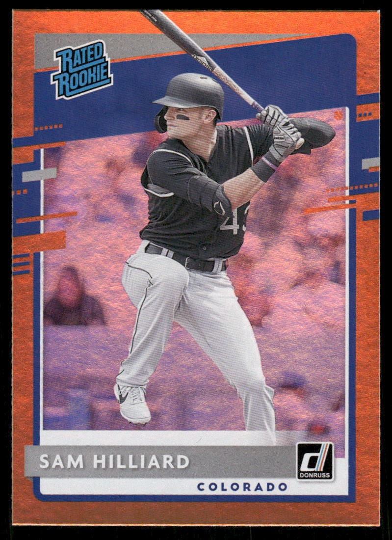 2020 Donruss Holo Orange #46 Sam Hilliard RR - BB