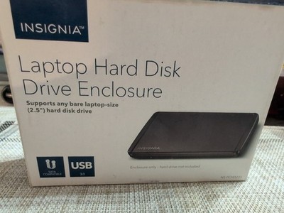 Insignia 2.5'' SATA To USB 3.0 Hard Drive Enclosure | Fast Ship, US Seller!
