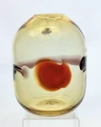 New ListingHTF Blenko Handmade Glass 8102-WH Atlantis Vase in Topaz & Ruby Husted Design