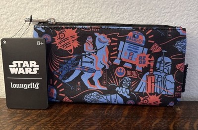 Loungefly Star Wars Empire 40th Square Nylon Pouch New With Tags
