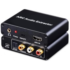 AMANKA 192KHz HDMI ARC Audio Extractor Digital Optical TOSLINK SPDIF Coaxial AMANKA 192KHz HDMI ARC Audio Extractor Digital Optical TOSLINK SPDIF Coaxial - Image 1
