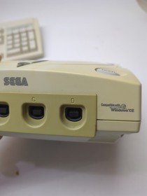 SEGA Dreamcast Console White HKT-3020 Console w/ Cables & Controllers Keyboard 