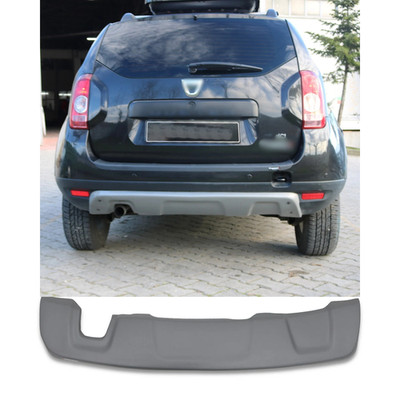 Für Dacia Duster 2010-2017 Stoßstange Diffusor Hinten Silber ABS Kunststoff 1tlg