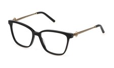 Escada VESE31 Eyeglasses Eye Glasses 0700 Shiny Black Authentic New 54mm Unisex