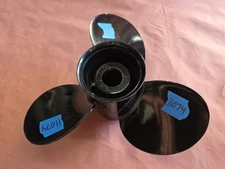 ALUMINUM 13 3/4" X 15P MERCURY BLACK MAX PROP, 48-77342A45 15P, FLO TORQ, P11074