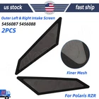 For Polaris RZR Turbo R  Pro XP Outer Left & Right Intake Screen 5456088 5456087