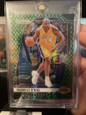 2024-25 Panini Prizm - Legends Shaquille O'Neal #290 Jade Dragon Scale Prizm /48