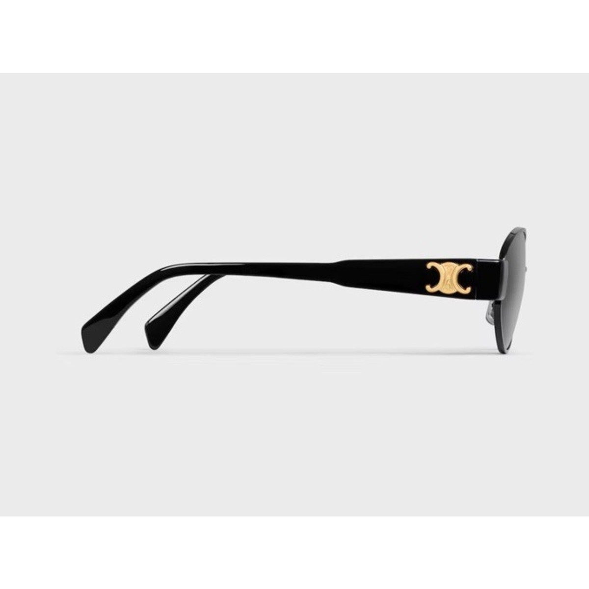 ❤️Celine-Black Sunglasses with Gold Accents❤️ Celine CL40239F XL (55 - 20) with Blue lenses and Black  main image 4