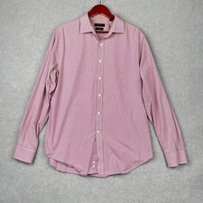 Country Road Pink White Check Regular Fit Cotton Shirt Size XL