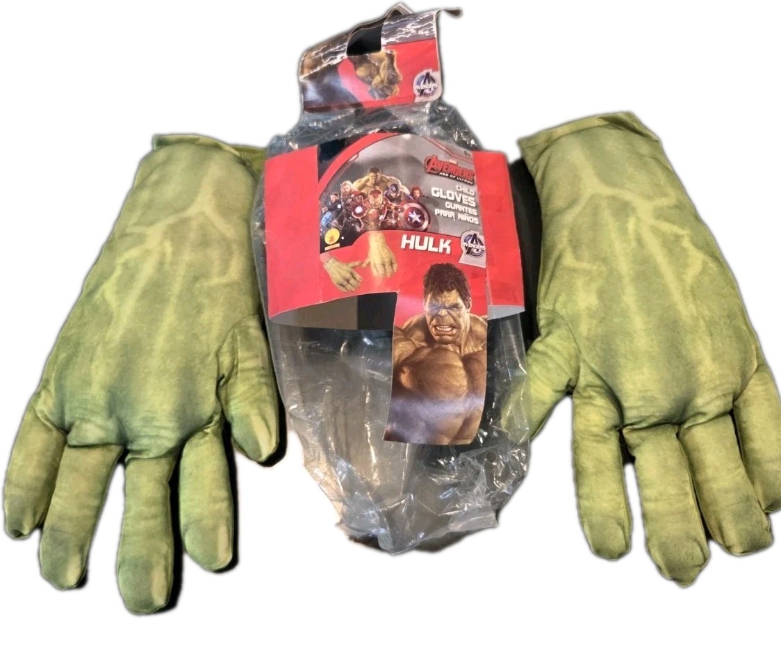 Guantes Marvel Avengers Age of Ultron Niños El Increíble Hulk 6+ Acolchados