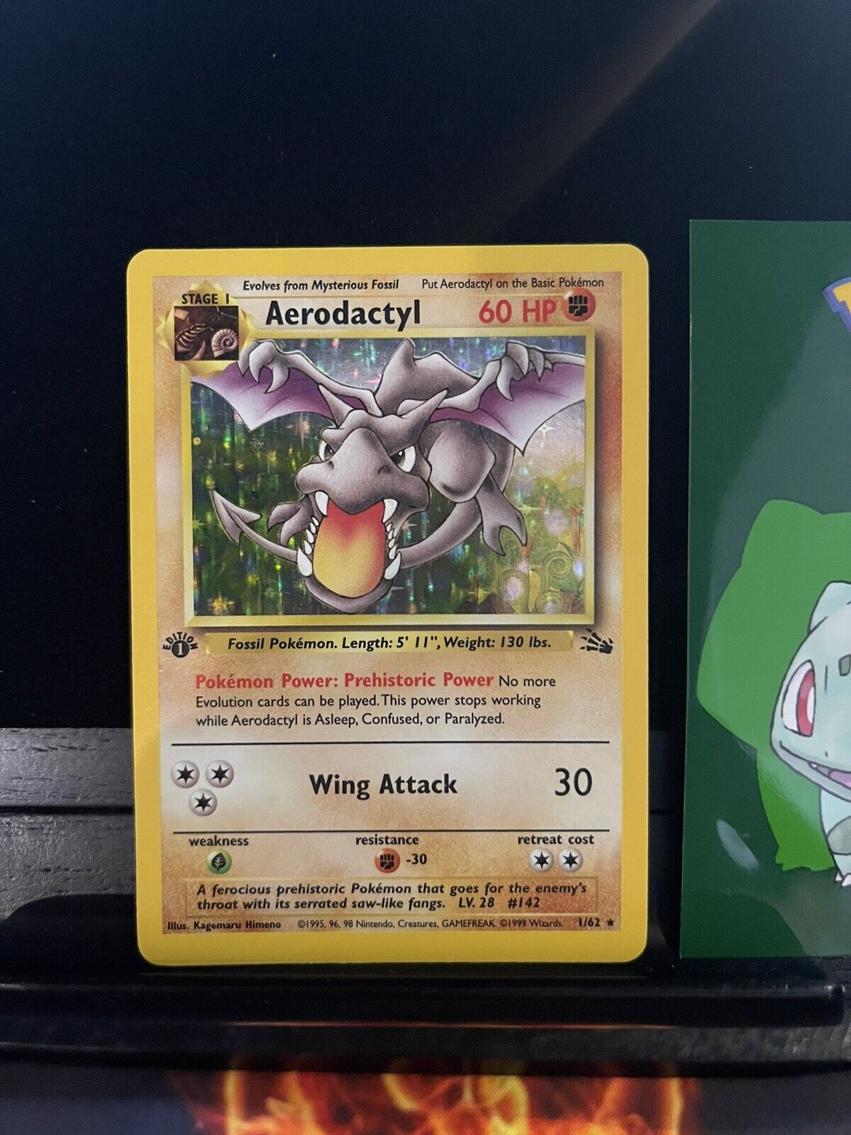 Aerodactyl Fossil 1st Edition Holo 1/62 PSA 9 – TBC Games