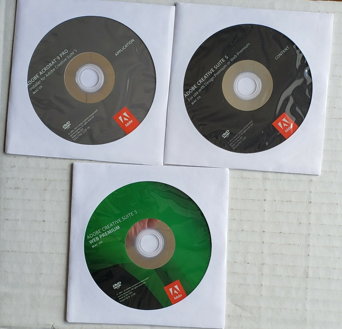 Adobe Creative Suite 5 Web Premium CS5 + CS4 + Photoshop 5.0