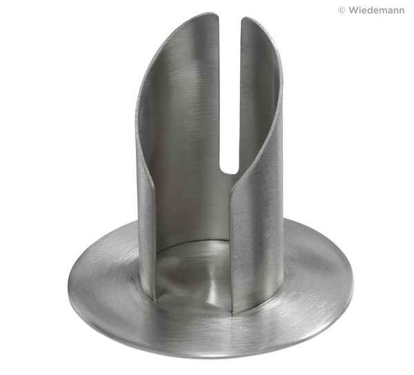 KerzenstäNder Metallleuchter Silber FüR Ø40Mm Taufkerze Kommunionkerze Topseller-image