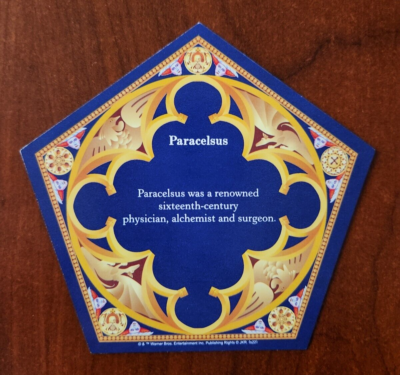 Paracelsus CARD ONLY Chocolate Frog Card Wizarding World Harry