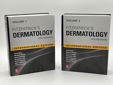 FITZPATRICK'S DERMATOLOGY 9th edition, volume 1 and volume 2
