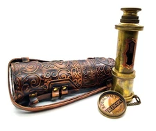 Pirate Telescope with Glass Optics for Kids Travel, Hiking, Hunting, Navigation