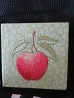 NEW - MACHINE EMBROIDERED PEAR, PLUM, APPLE  PICTURES — photo 5