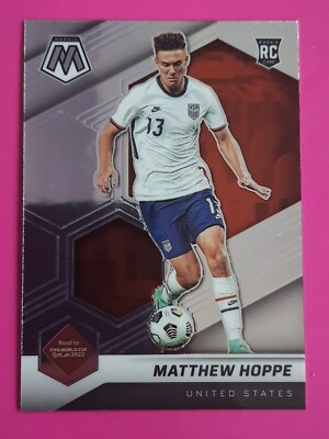 2021-22 Panini Mosaic Road to Qatar Rookie #103 Matthew Hoppe United States USA