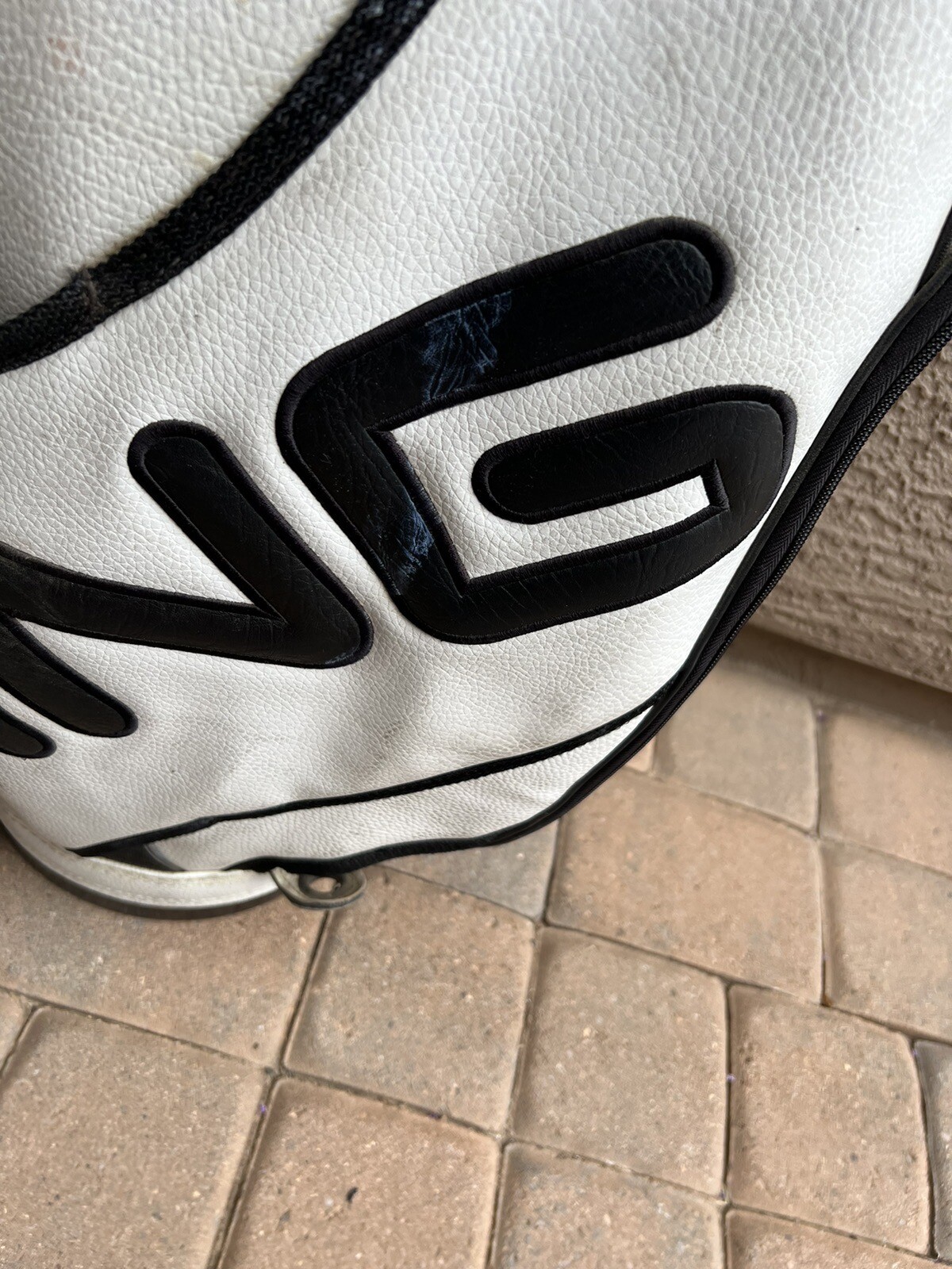 Ping Tour Cart Golf Bag TiST i3 White Leather with Club Cover eBay