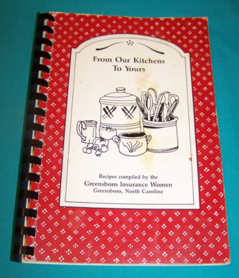 Greensboro Insurance Women Cookbook Greensboro NC 1991 North Carolina