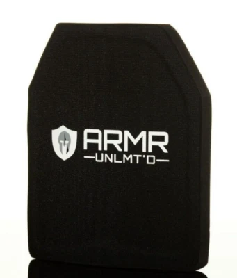ARMR UNLMTD Level 3 Stand Alone Plate - Body Armor Plate - 10 x 12 - Lightweight-3.2 pounds