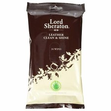 Lord Sheraton Leather Wipes Clean & Shine Nourishing Protect 24 Furniture