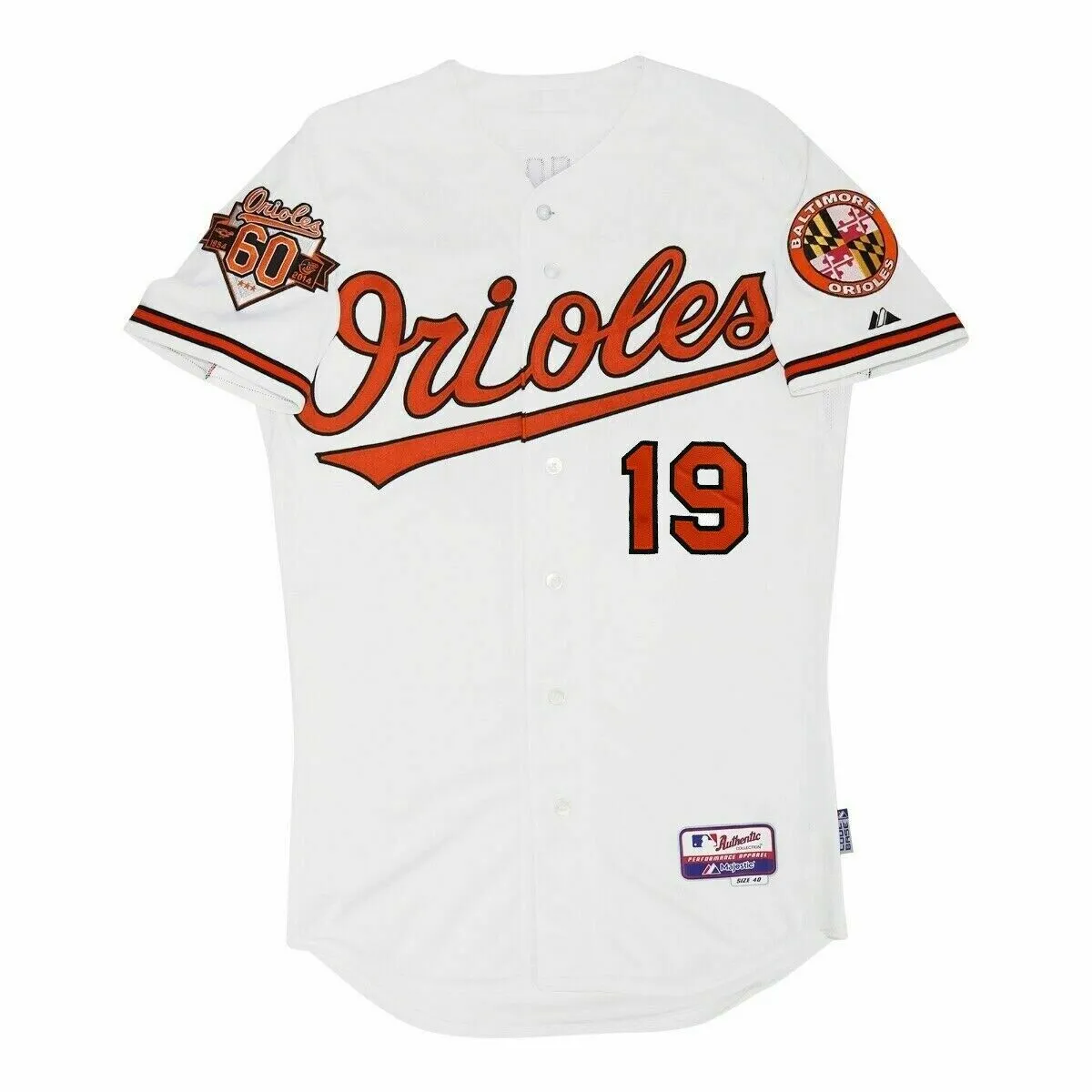 Majestic Official MLB Authentic Baltimore Orioles  