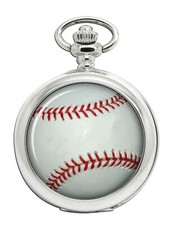 Baseball Ball Pocket Watch