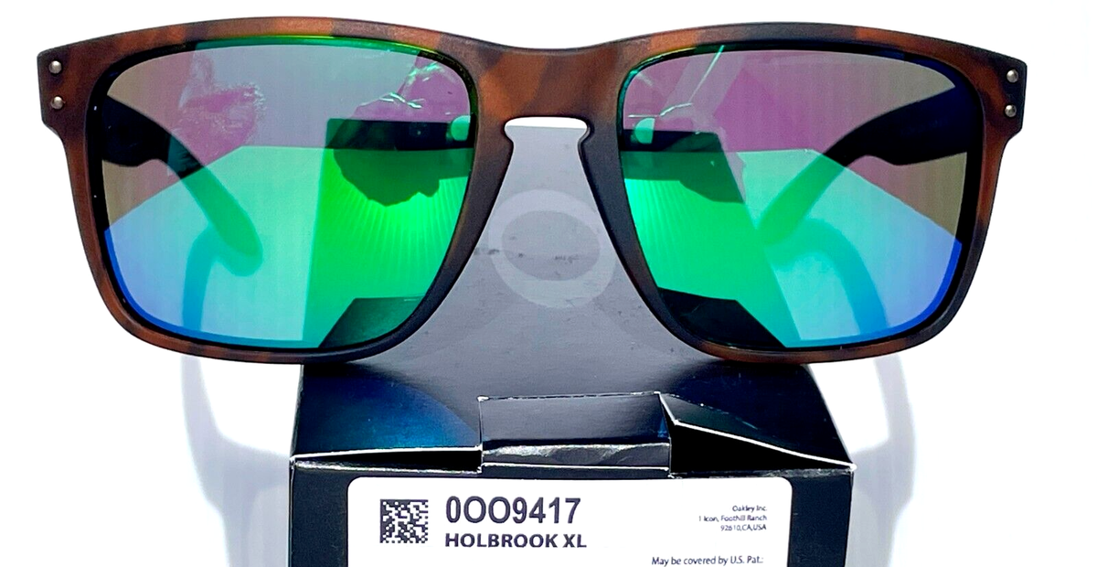 NEW Oakley HOLBROOK XL Matte Tortoise POLARIZED Galaxy Jade Lens