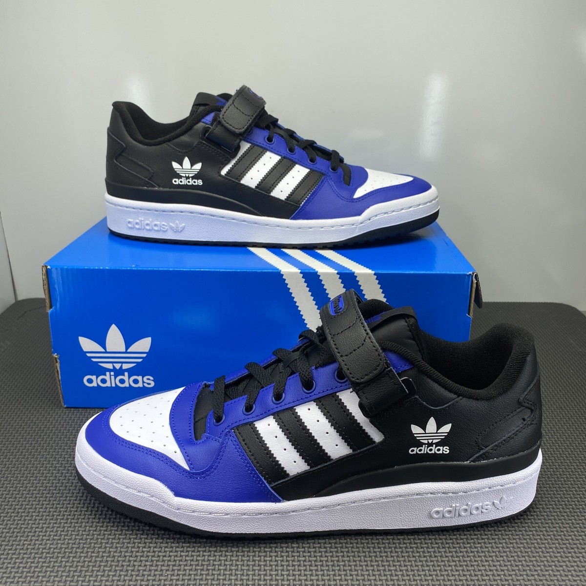 ★★Adairs★★ Forum Low Black Blue White GY0002 Adidas Forum Low Men's Sneakers GY0002 Casual Size 10.5 | eBay
