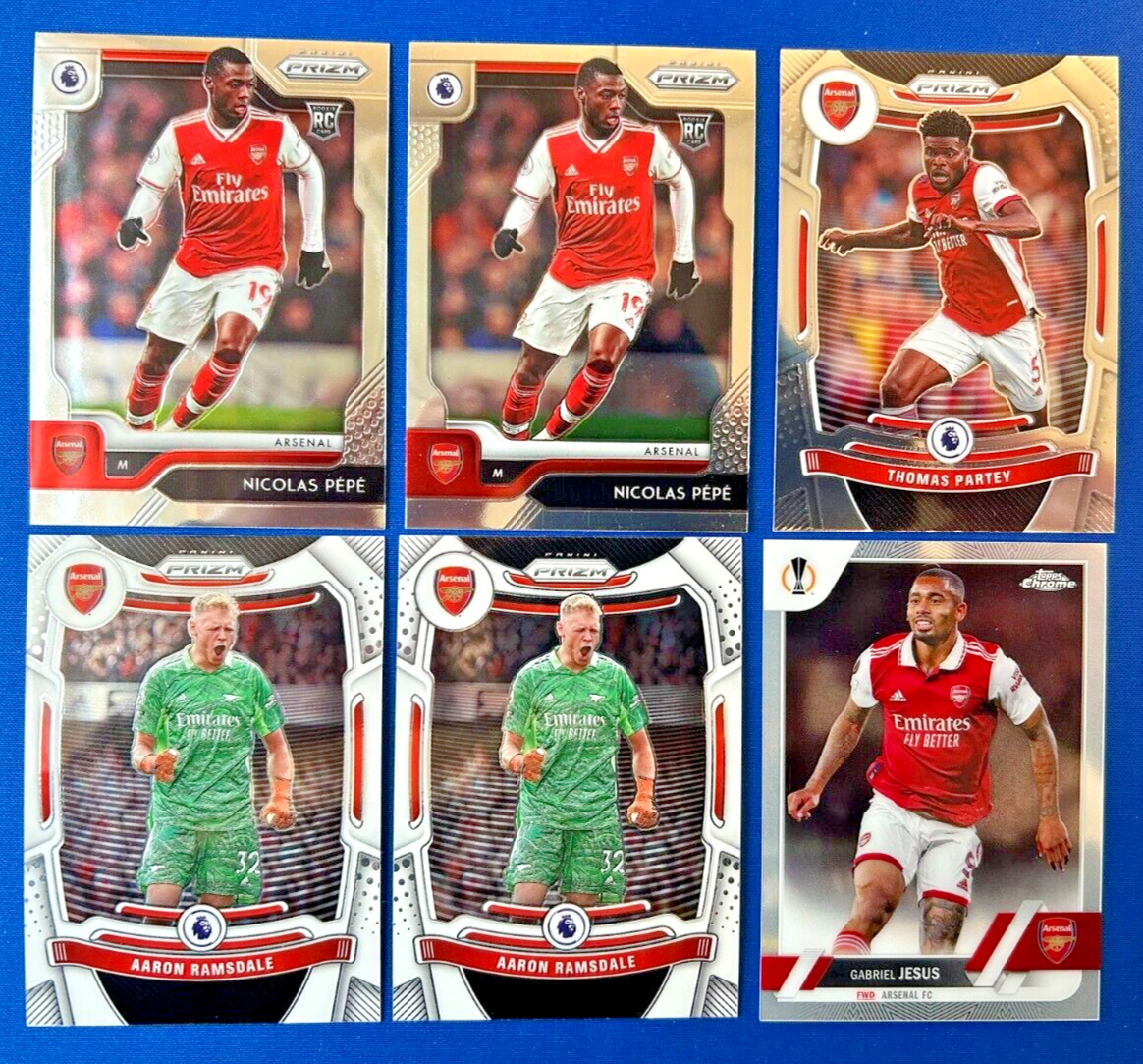Arsenal Premier League Topps & Panini Multiplayer, Rookie, Parallel, Insert