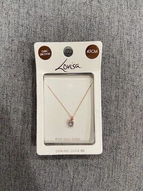 Lovisa Dainty Rose Gold Pendant Necklace