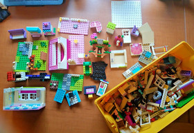 Used LEGO 10696 with Tote Blocks Platforms Creative Brick Box NO MANUAL Platform