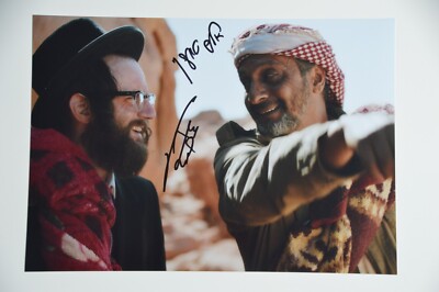 Luzer Twersky & Naitham Omari signed  20x30cm  Foto Autogramm / Autograph IP3