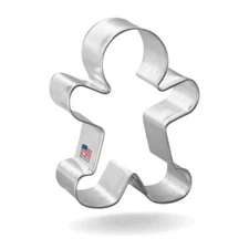 Small 2.5'' Gingerbread Boy Man Christmas Cookie Cutter Metal