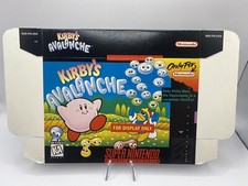 Kirby's Avalanche Super Nintendo Entertainment System For Display Only Box SNES