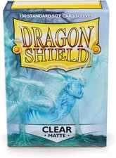 Dragon Shield Sleeves Matte Card Game,Polypropylene, Clear 