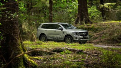 Ford Everest Trend 4WD 2022 Silver Grey Print Photo Poster