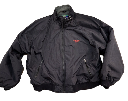 UTI UNIFORMS TO YOU (CIRCUIT CITY) black jacket- size 3XL - Vintage reversible