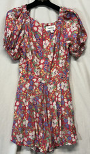 YUMI KIM Floral Romper Bell Sleeves, X-Small New without Tags